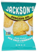 Jackson's Kettle Cooked Potato Chips Only with Avocado Oil Sea Salt & Vinegar