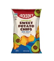 Jackson's Non-GMO Sweet Potato Chips Made With Premium Avacado Oil Sea Salt