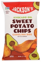 Jackson's Non-GMO Sweet Potato Chips Made With Premium Coconut Oil Carolina BBQ