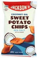 Jackson's Non- GMO Sweet Potato Chips Made With Premium Coconut Oil Sea Salt