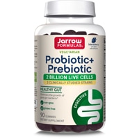 Jarrow Formulas Digestive Probiotic+ Prebiotic Gummies Blackberry