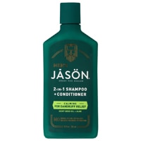 Jason Men's Calming Dandruff Relief 2-In-1 Shampoo & Conditioner Hemp Seed Oil + Aloe