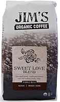 Jim's Organic Coffee Whole Bean Sweet Love Blend