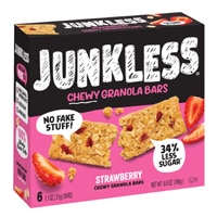 Junkless Chewy Granola Bars Strawberry