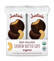 Justin's Cashew Butter Cup Dark Chocolate