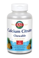 KAL Calcium Citrate Chewable Mixed Fruit