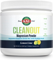 KAL Cleanout Magnesium Plus Psyllium Husk Powder Lemon Lime