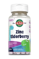 KAL Kids Zinc Elderberry Immune System Support Mixed Berries