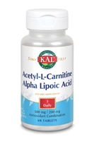 Kal Acetyl-L-Carnitine and Alpha Lipoic Acid