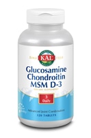 Kal Glucosamine Chondroitin MSM D-3