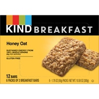 KIND Gluten Free Breakfast Protein Bars Honey Oat