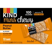 KIND Gluten Free Chewy Minis Oat Bars Peanut Butter