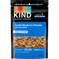 KIND Gluten Free Healthy Grains Granola Clusters Vanilla Blueberry with Flax Seeds
