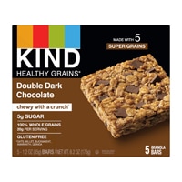 KIND Gluten Free Healthy Grains Oat Granola Bars Double Dark Chocolate