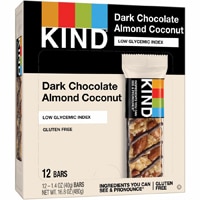 KIND Gluten Free Healthy Snack Bars Dark Chocolate Almond Coconut