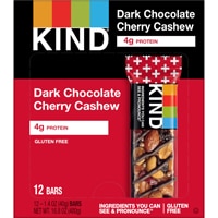 KIND Gluten Free Healthy Snack Bars Dark Chocolate Cherry Cashew