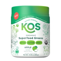 KOS Organic Superfood Greens for Detox Digestion & Immunity Apple