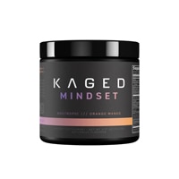 Kaged Mindset + Caffeine Nootropic Powder - Informed Sport Certified Orange Mango