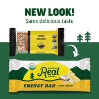 Kate's Real Food Organic Energy Bar Lemon Coconut