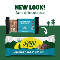 Kate's Real Food Organic Energy Bar Peanut Butter Hemp & Flax