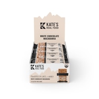 Kate's Real Food Organic Energy Bar White Chocolate Macadamia