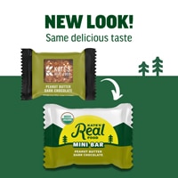 Kate's Real Food Organic Mini Energy Bar Peanut Butter Dark Chocolate
