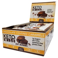 Keto Wise Fat Bomb Chocolate Covered Caramels