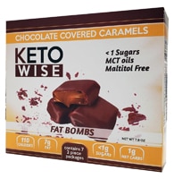 Keto Wise Fat Bombs Chocolate Covered Caramels