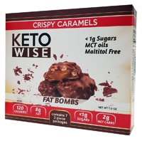 Keto Wise Fat Bombs Crispy Caramels