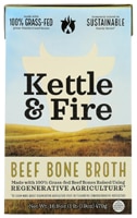 Kettle & Fire Bone Broth Regenerative Agriculture Non-GMO Gluten Free Beef