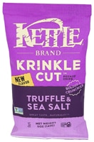 Kettle Brand Krinkle Cut Potato Chips Truffle and Seat Salt