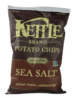 Kettle Brand Potato Chips Party Size Sea Salt