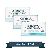 Kirk's Gentle Castile Bar Soap Fragrance Free