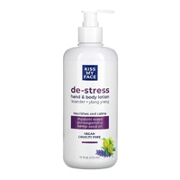 Kiss My Face De-Stress Hand & Body Lotion - Lavender + Ylang Ylang