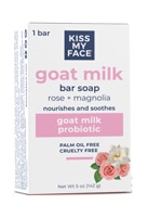 Kiss My Face Goat Milk Bar Soap Rose + Magnolia