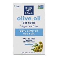Kiss My Face Olive Oil Bar Soap - Fragrance Free