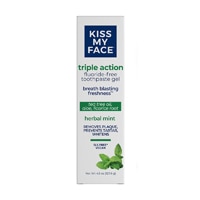 Kiss My Face Triple Action Toothpaste Herbal Mint Gel