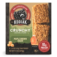 Kodiak Cakes Crunchy Granola Bars Protein-Packed Maple Brown Sugar