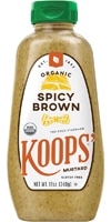 Koops Mustard Organic Spicy Brown