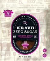 Krave Zero Sugar Beef Cuts Sonoma Style BBQ