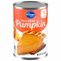Kroger 100% Pure Pumpkin Puree