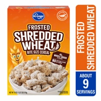Kroger Bite Size Frosted Shredded Wheat Cereal
