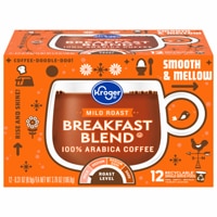 Kroger Breakfast Blend Mild Roast Coffee Pods