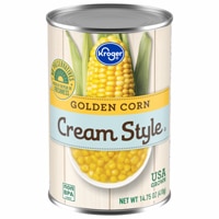 Kroger Canned Cream Style Golden Corn