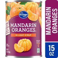 Kroger Canned Mandarin Oranges in Light Syrup