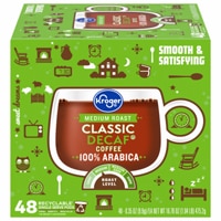 Kroger Decaf Classic Medium Roast Coffee Pods