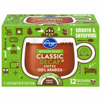 Kroger Decaf Classic Medium Roast Coffee Pods