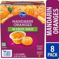 Kroger Mandarin Orange Cups in 100% Juice