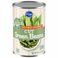 Kroger No Salt Cut Canned Green Beans