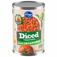 Kroger Petite Diced Tomatoes with Jalapenos